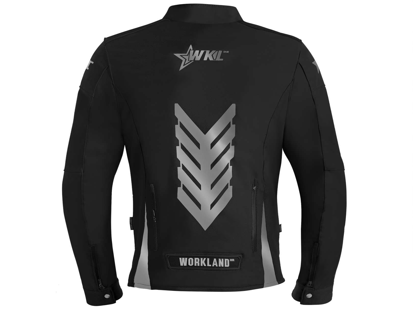 Chamarra Moto Hombre Impermeable Biker Protecciones Wkl 65N — imagen 11