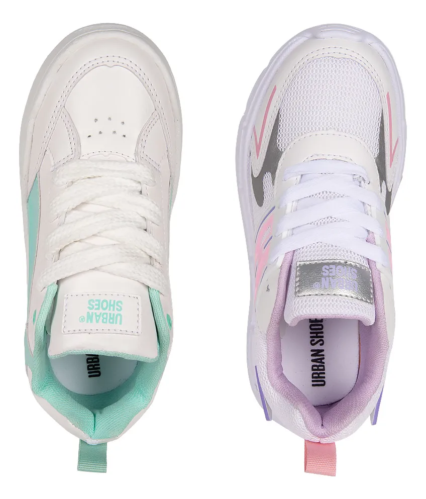 Tenis Escolar Urban Shoes Niña Kit 2 Pares Liso 1342222 — imagen 18