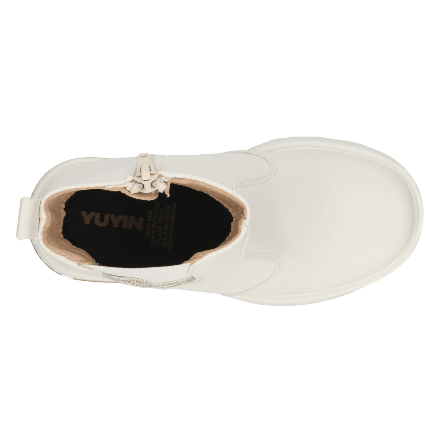 Bota Yuyin Niña Casual Cierre Cómodo Latte Infantil T22-26 — imagen 8