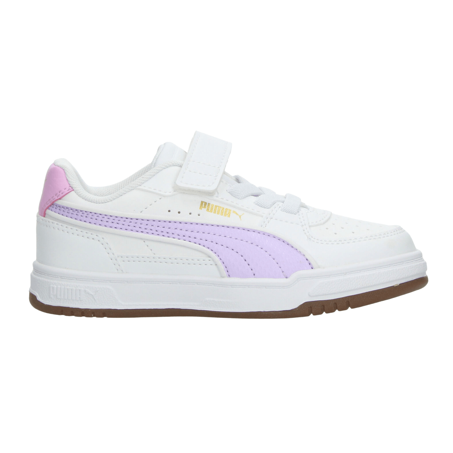 Tenis Niña Puma Caven II Blanco Casual Escolar Ajuste Infantil T16-22 — imagen 2