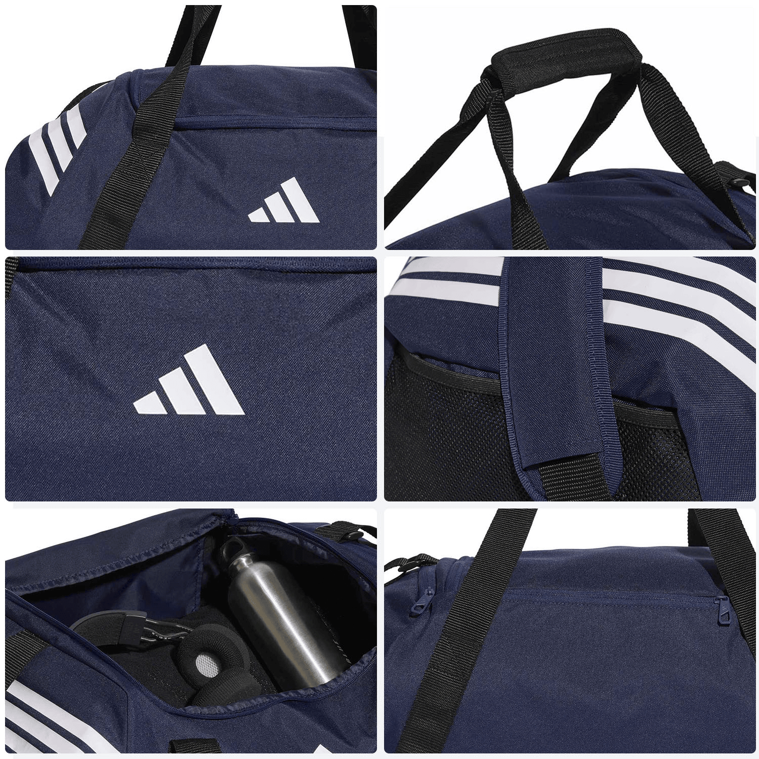 Bolsa Deportiva Adidas Tiro Azul Gym Viaje Unisex — imagen 7