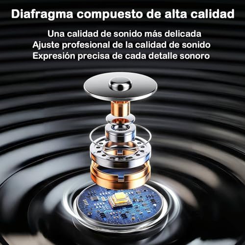 Audífonos HiTauing Bluetooth, Auriculares Bluetooth 5.4 Estéreo, Sonido Envolvente, con HiFi Estéreo y Cancelacion Ruido — imagen 7