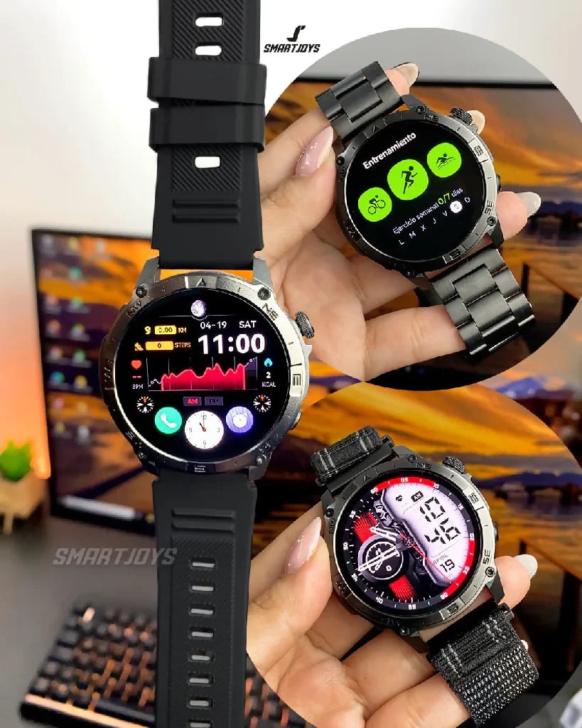 Smartwatch G-tide R6 Pro Con Gps Bluetooth 128 Mb De Ram Sensor De Altitud - Barómetro — imagen 4
