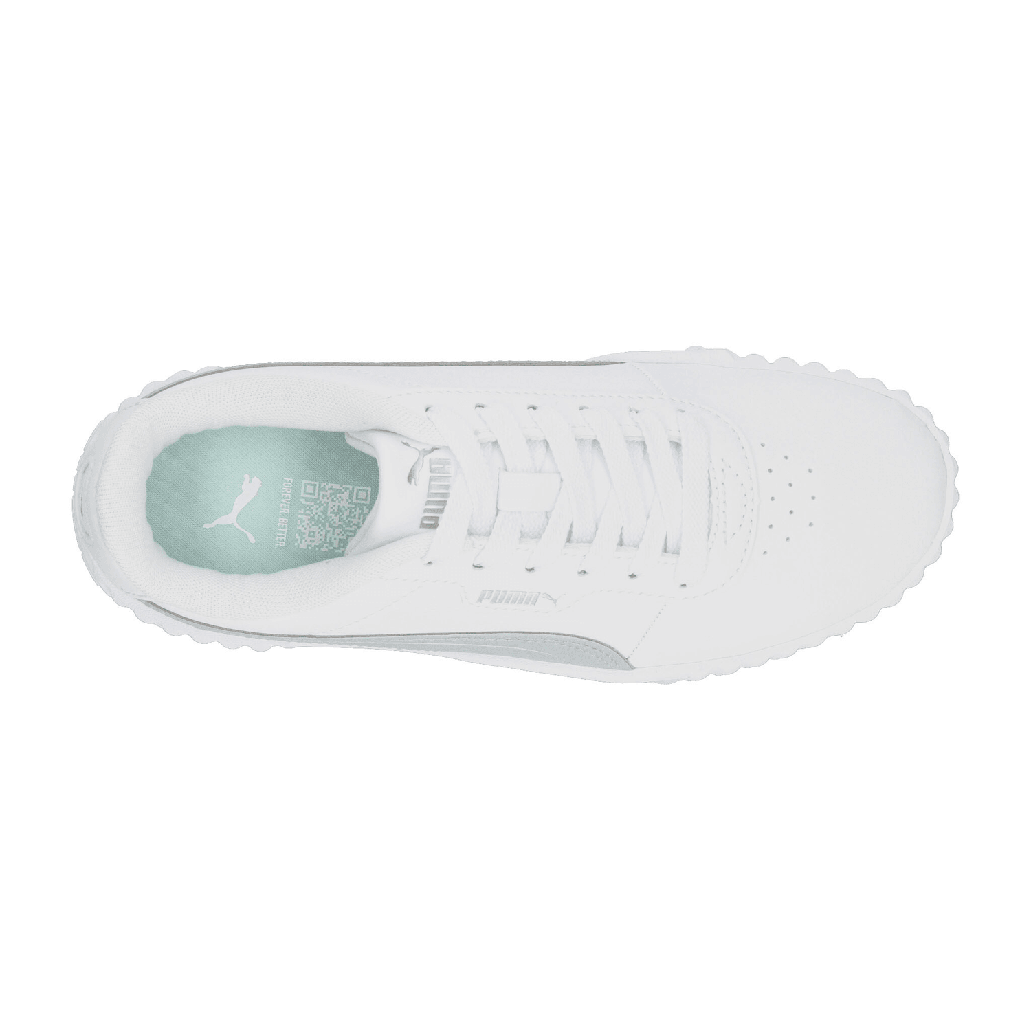 Tenis Puma Carina 3.0 Aqua Metallics Dama Casual Blanco Mujer — imagen 8