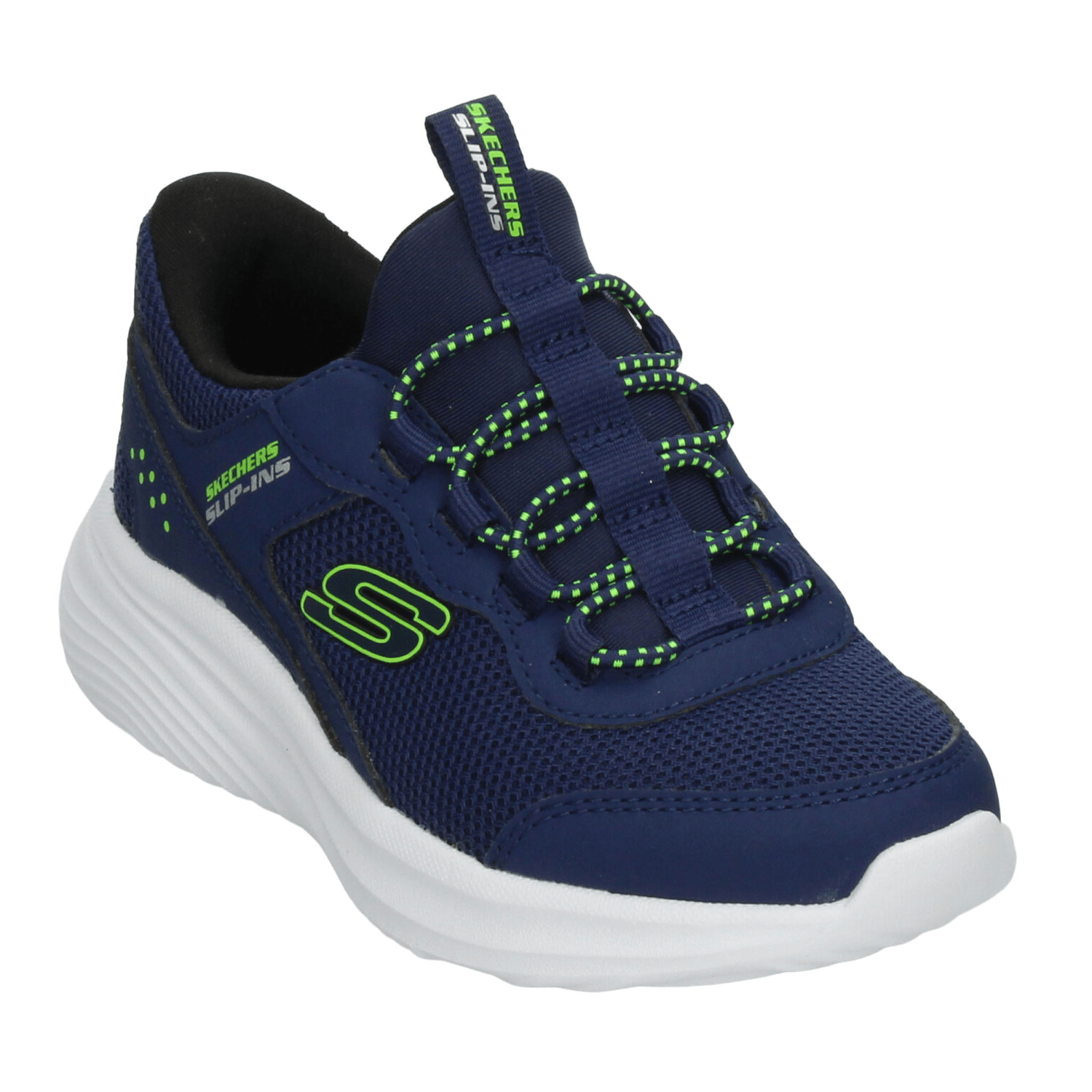 Tenis Skechers Bounder Pro Niño Deportivo Slip Azul Infantil T17-22 — imagen 4
