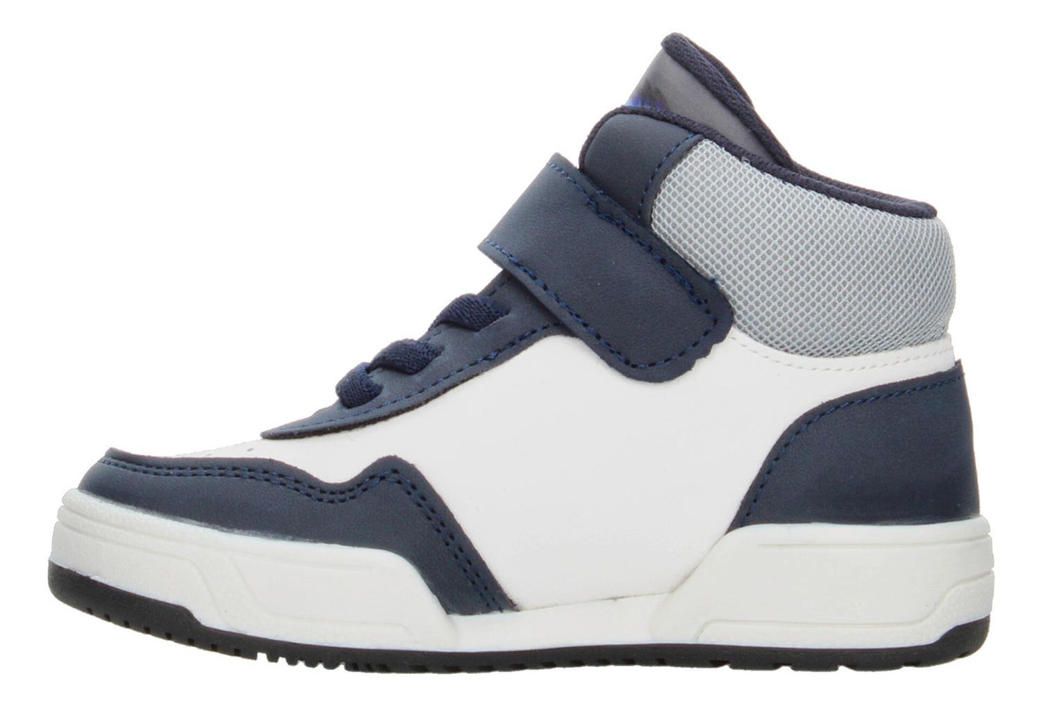 Tenis Niño Toddler Vavito Grafiti Azul Marino Mid Cut Tipo Bota Casual Cintas Velcro Ajustable — imagen 6