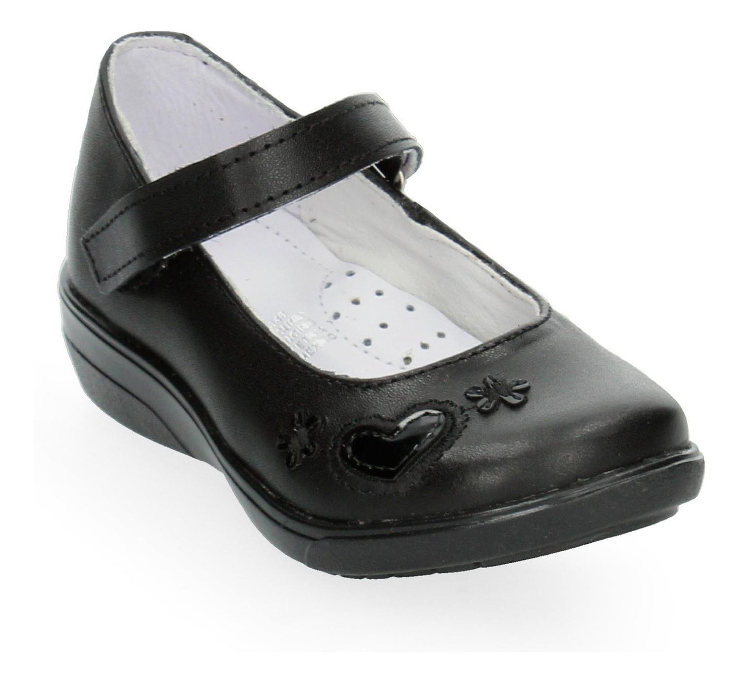 Zapato Yuyin Colegio Niña Escolar Negro Infantil T15-16 — imagen 5