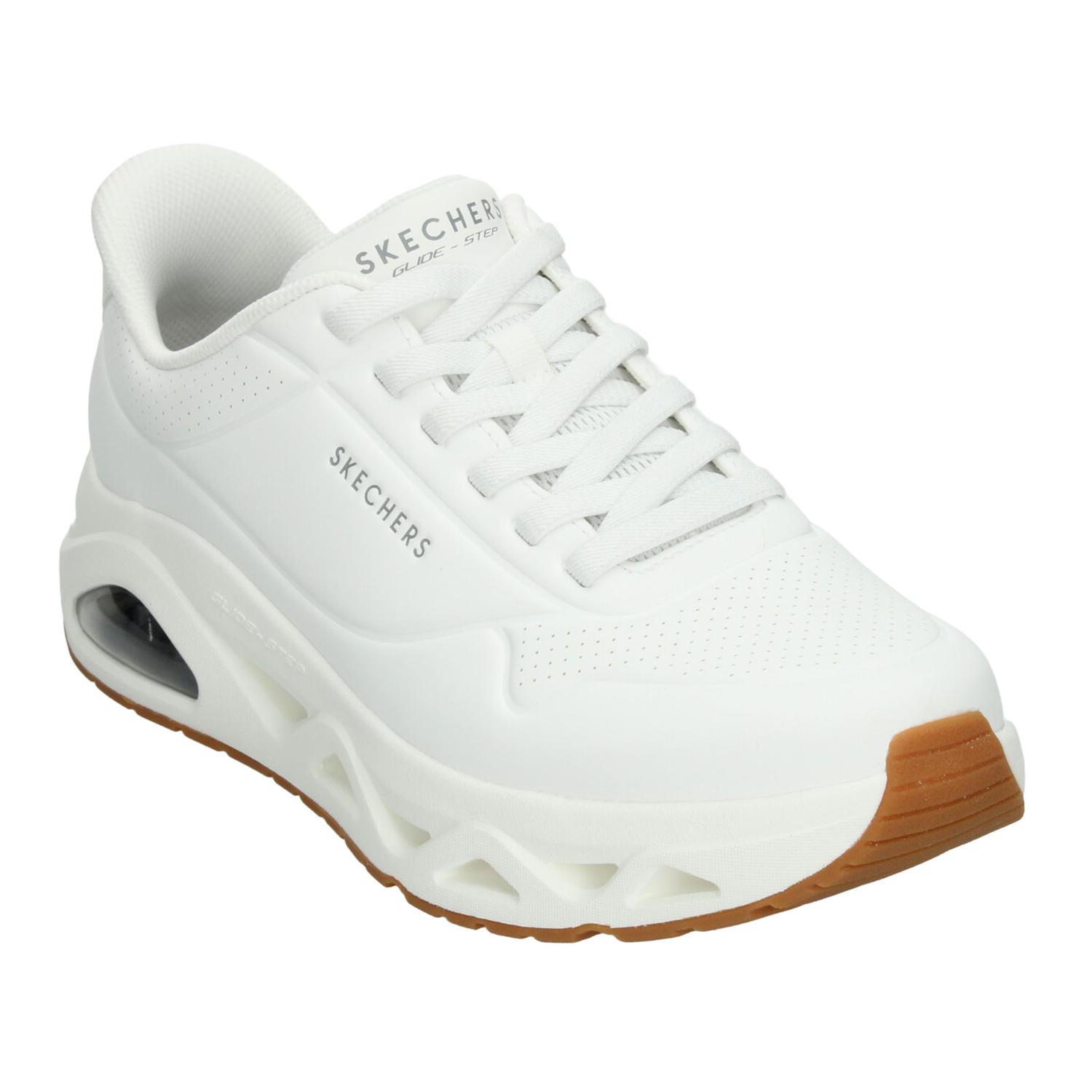 Tenis Skechers Uno Glide-Step Hombre Casual Blanco Caballero — imagen 4