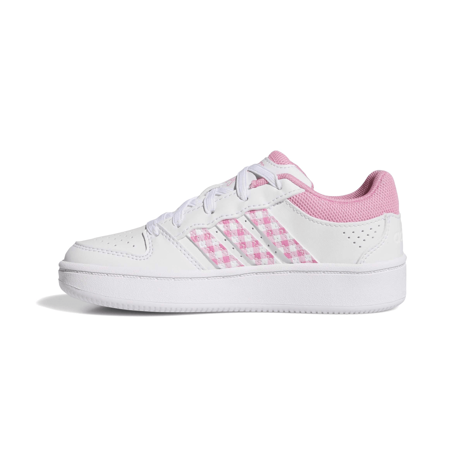 Tenis Adidas Hoops Classic Niña Casual Cintas Blanco Infantil T17-22 — imagen 4