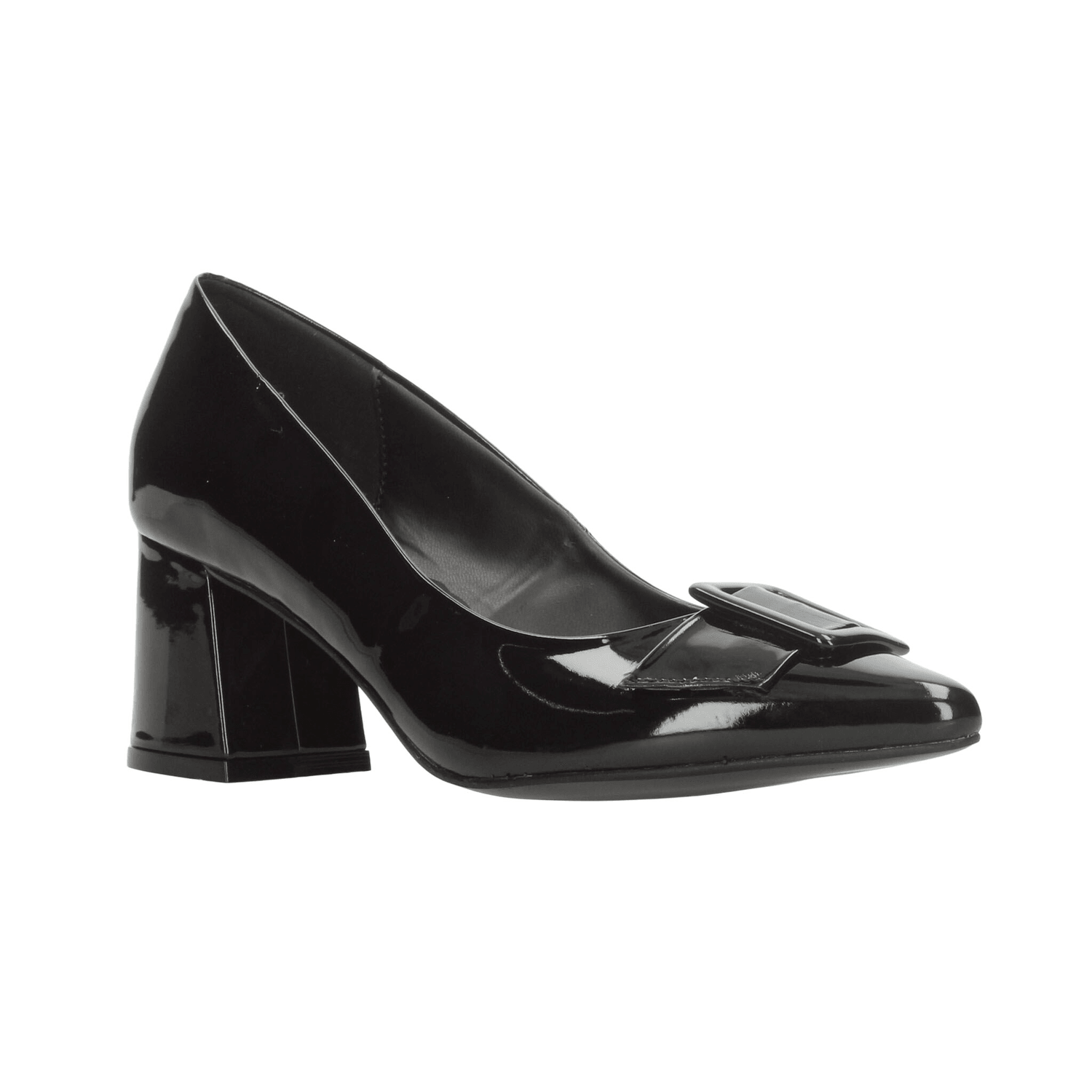 Zapatillas Paulina Dama Tacón Formal Negro Mujer — imagen 2