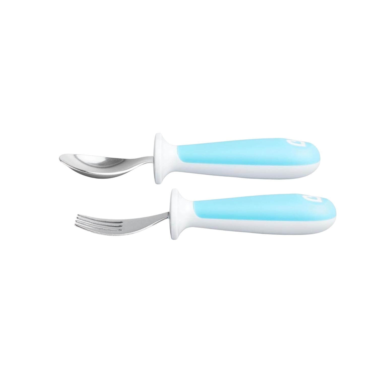 Pack Cuchara Tenedor Munchkin Facil Agarre Alimento Bebé 12m — imagen 6