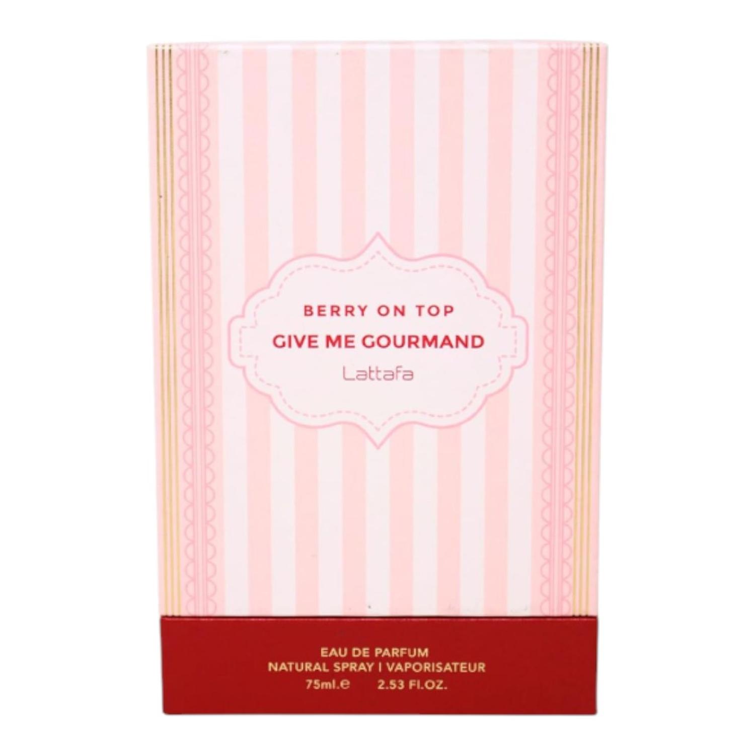 LATTAFA BERRY ON TOP GIVE ME GOURMAND EDP 75 ML — imagen 2