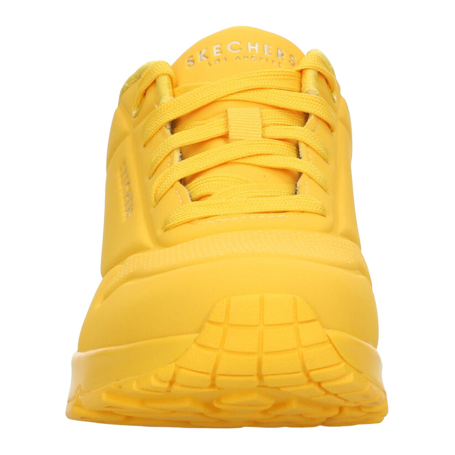 Tenis Dama Skechers Uno Stand On Air Amarillo Casual Mujer — imagen 4