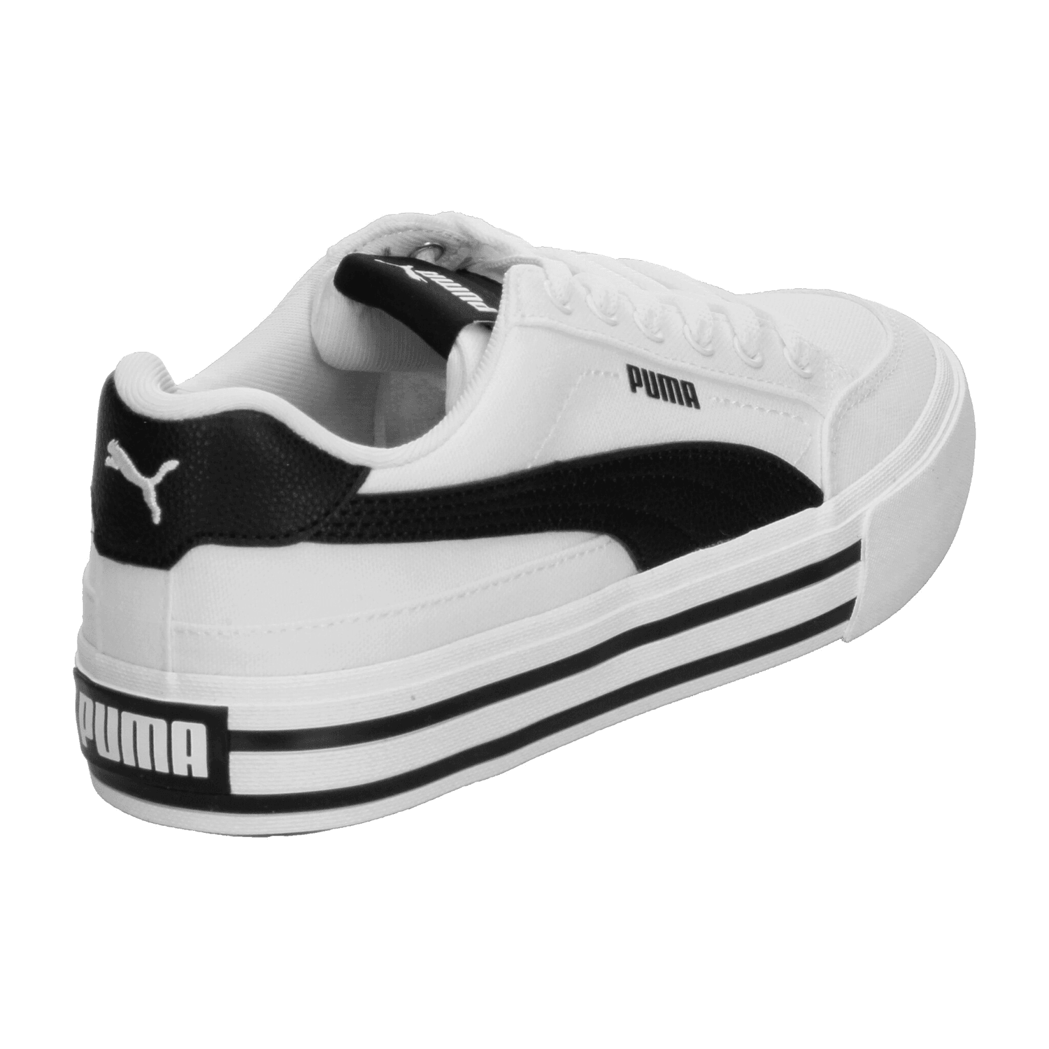Tenis Puma Court Classic Niño Casual Blanco Infantil T22-25 — imagen 3