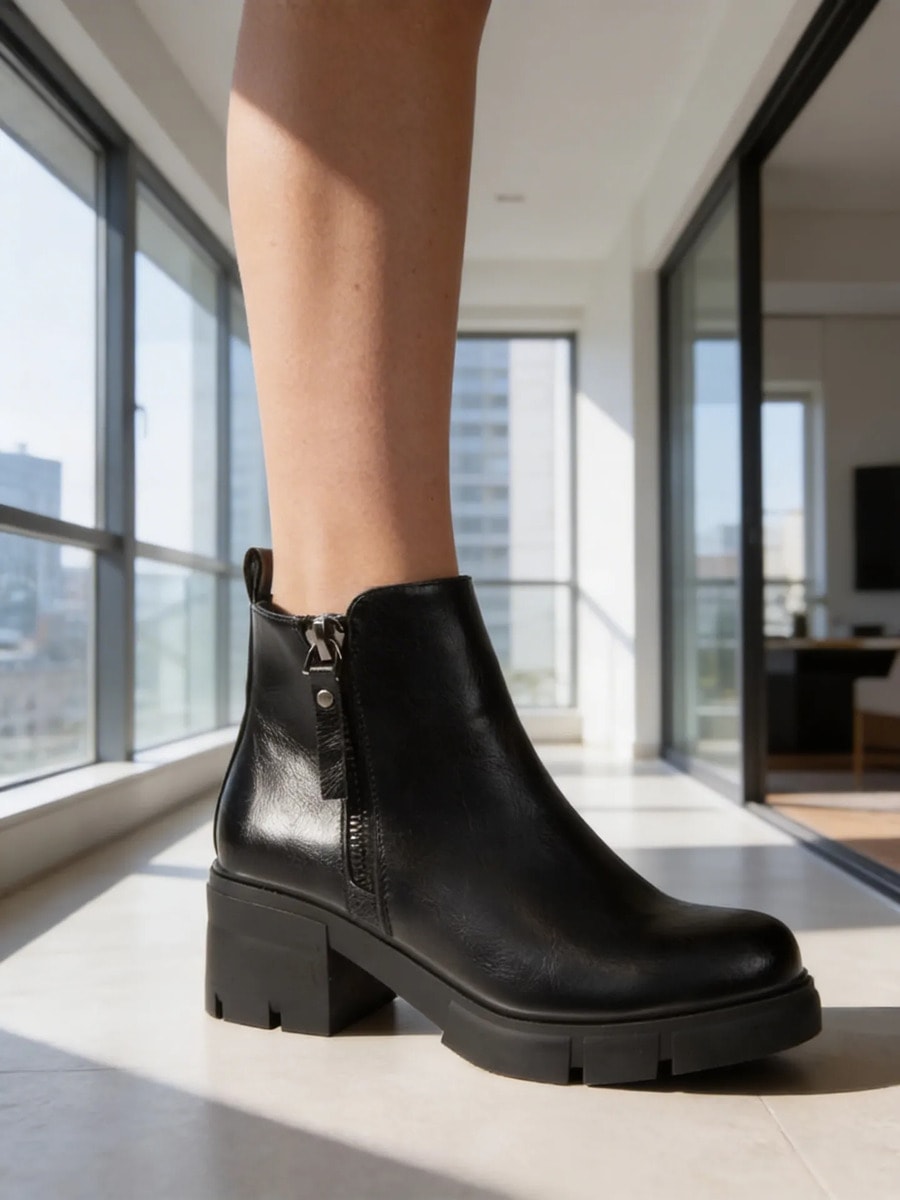 Botin Dama Tierra Bendita Moto Cierre 5.5cm 1141945 — imagen 7