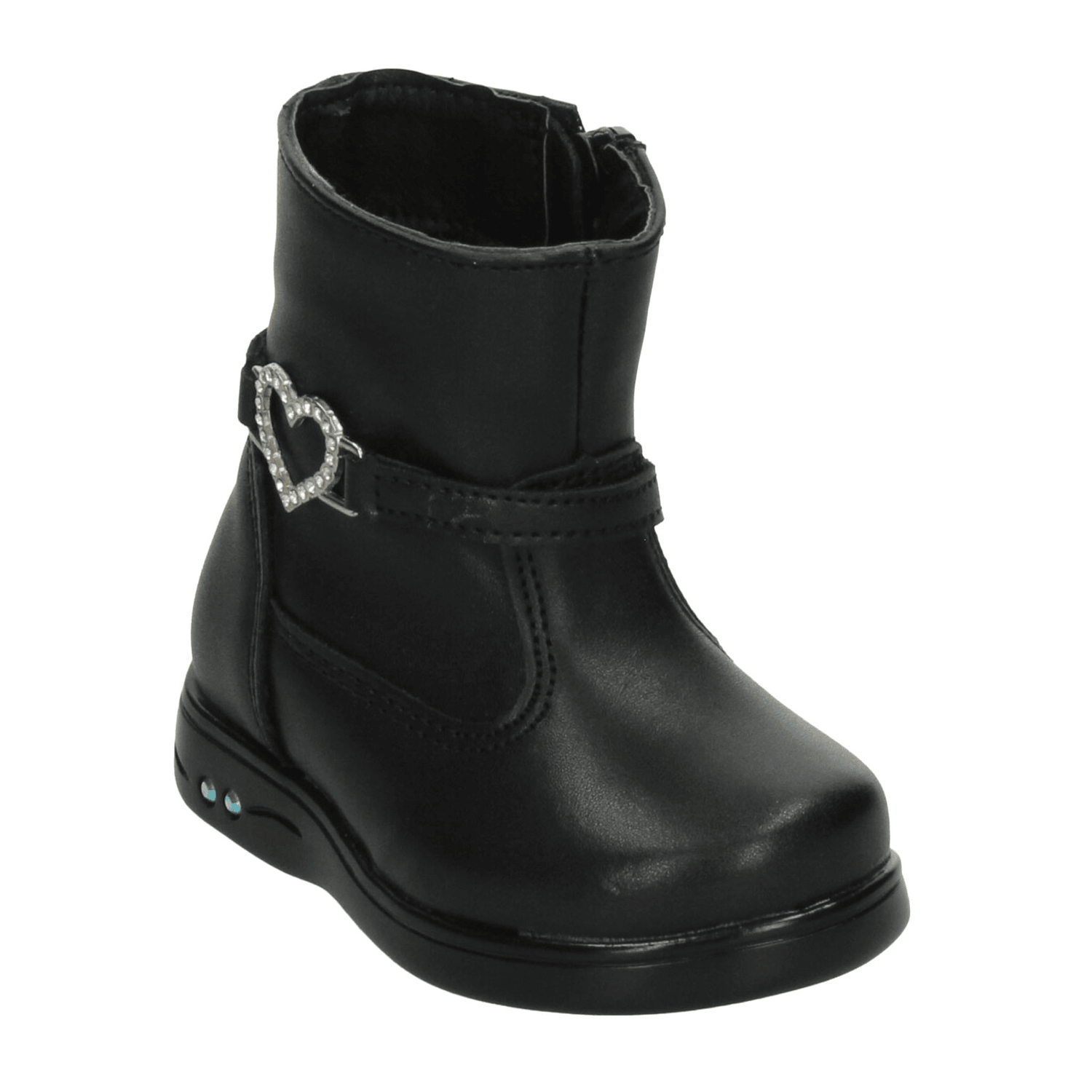 Bota Yuyin Niña Casual Cierre Negro Infantil T12-15 — imagen 4
