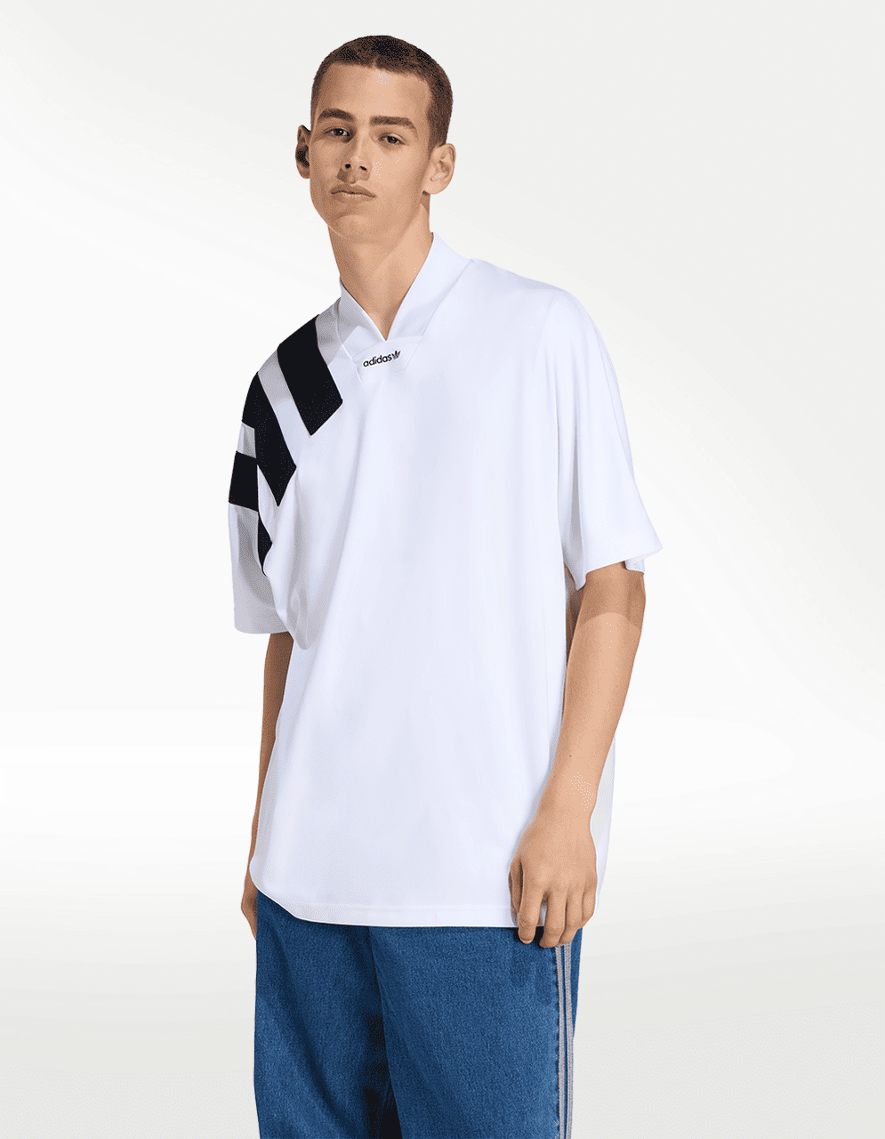 Playera Adidas FTBL JRSY Negro - Hombre — imagen 2