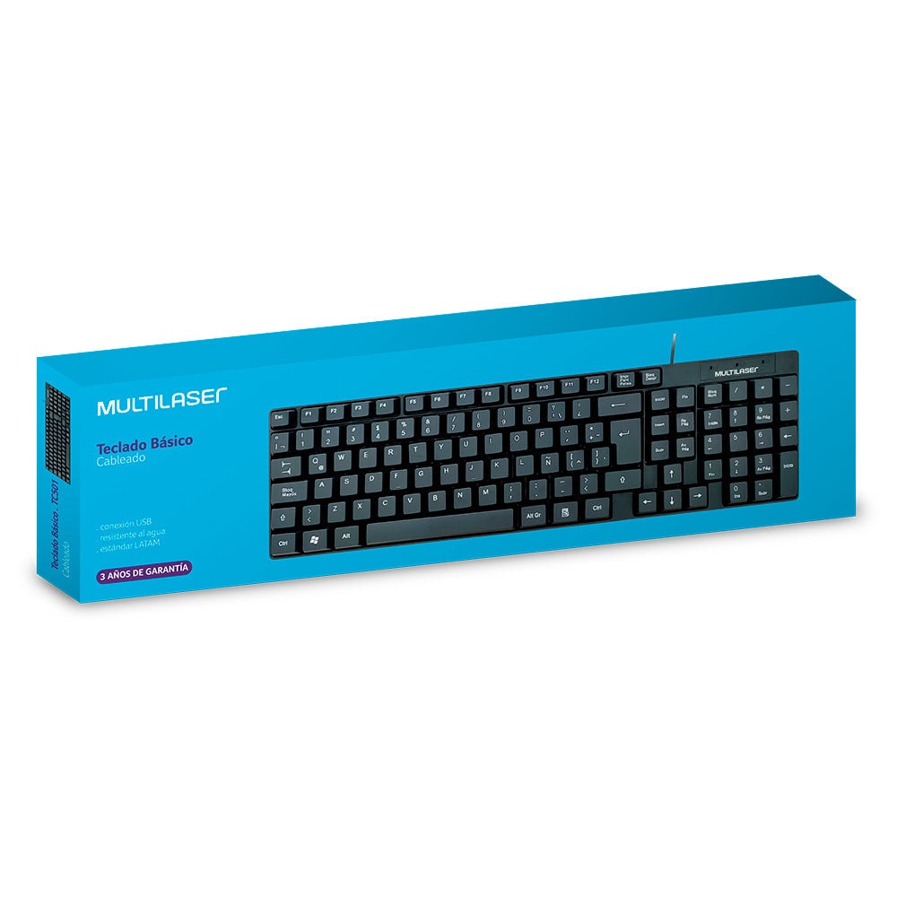 Teclado básico Multi Slim USB — imagen 5