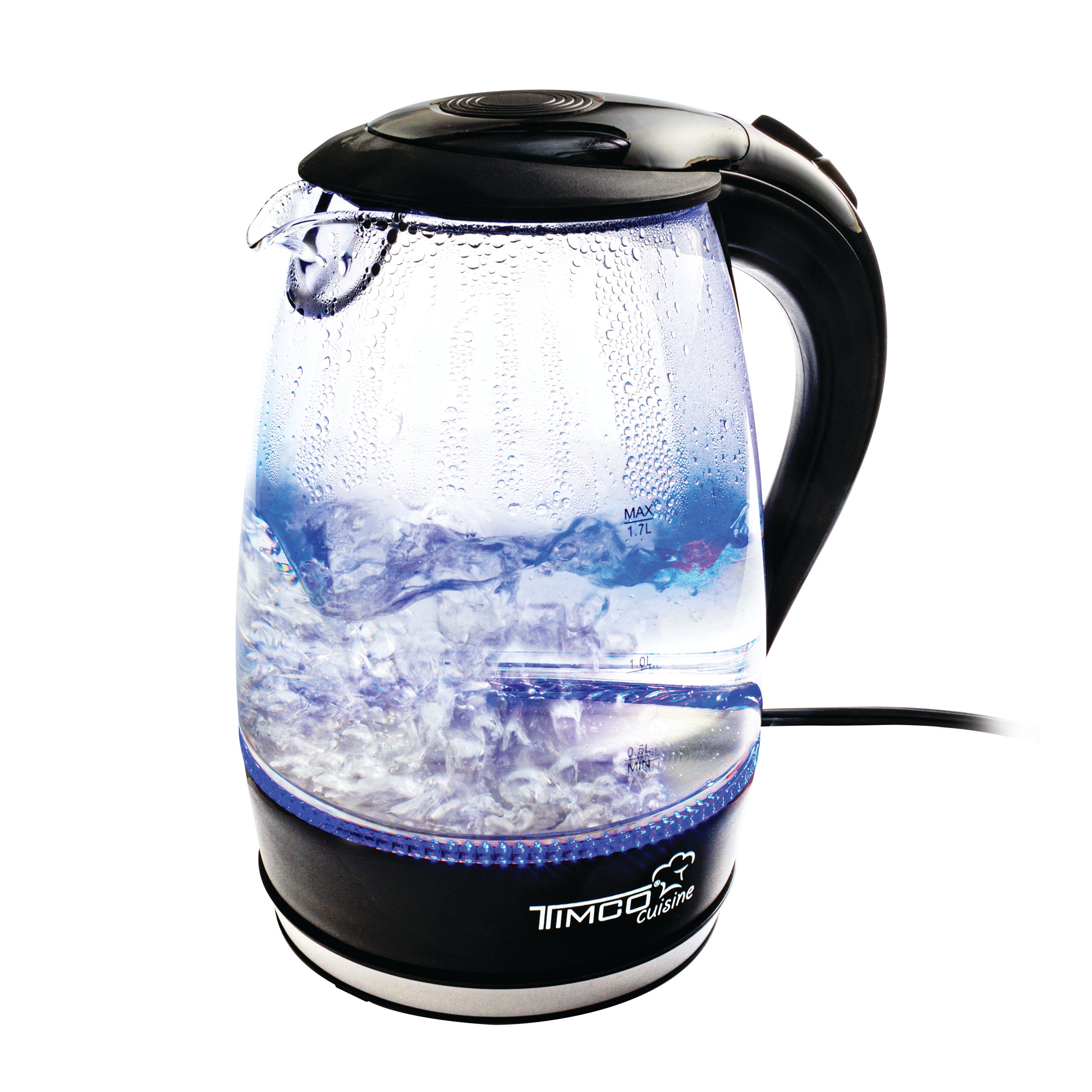 Jarra Eléctrica de Vidrio Tetera Hervidor de Agua Timco JE-V02N — imagen 7