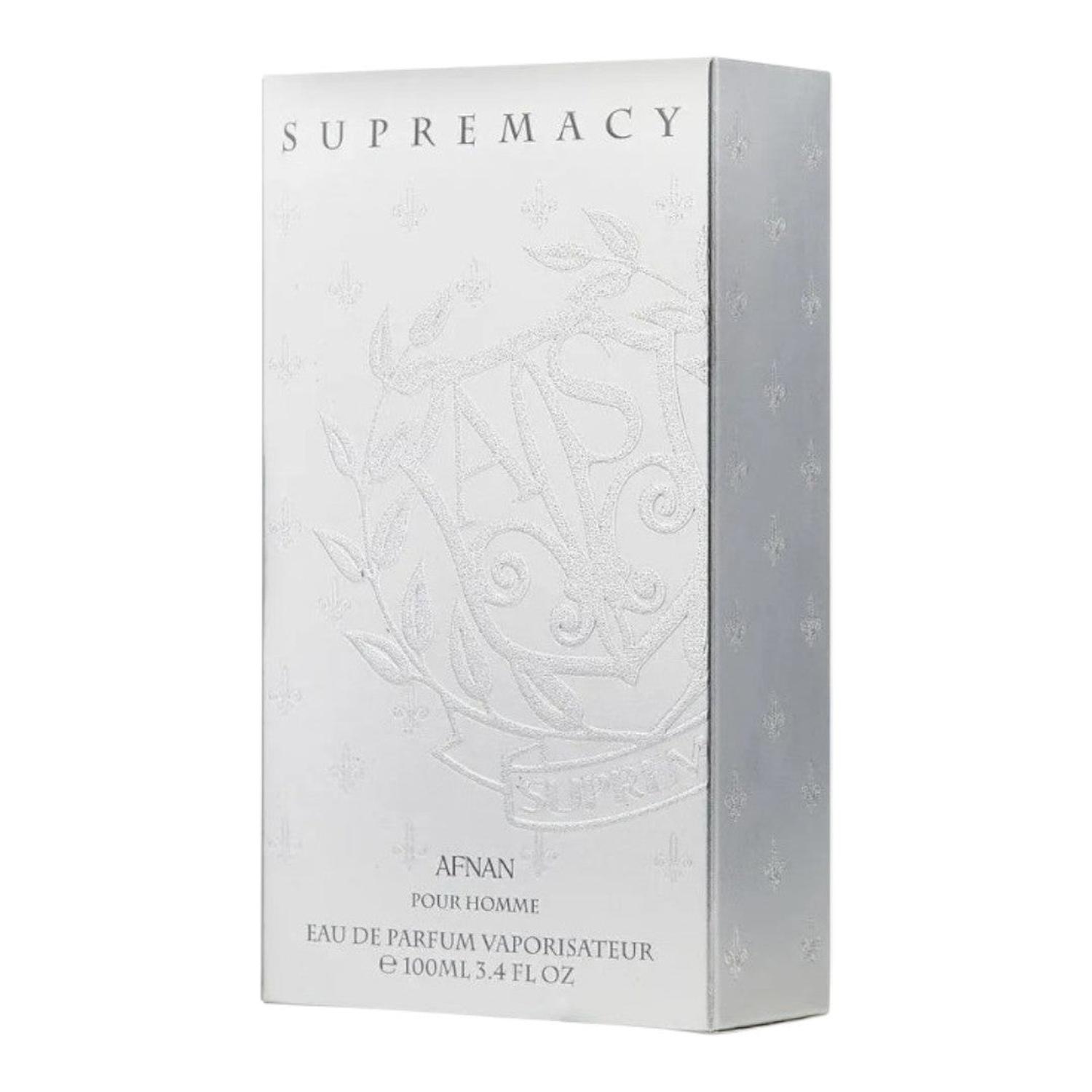 AFNAN SUPREMACY SILVER POUR HOMME EDP 100 ML — imagen 2