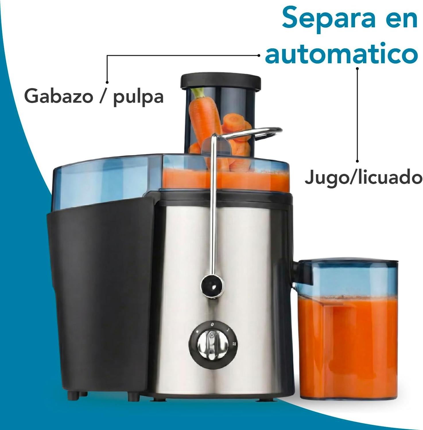 Extractor de Jugos Centrífugo Shtark SHTEJ500 1000 W Boca Ancha 65 mm 500 ml — imagen 4