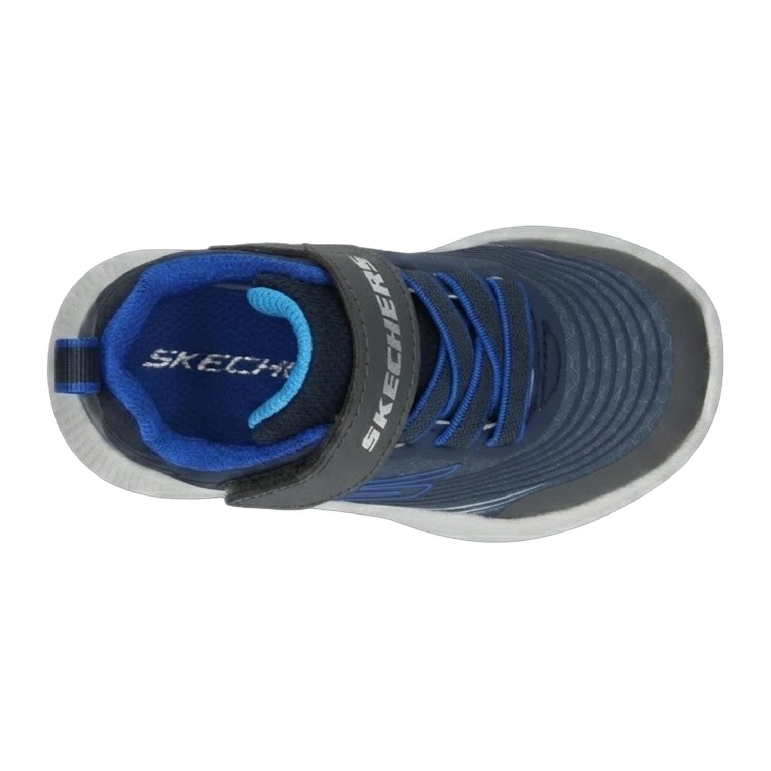Tenis Skechers Microspec Niño Deportivo Azul Infantil T11-16 — imagen 8