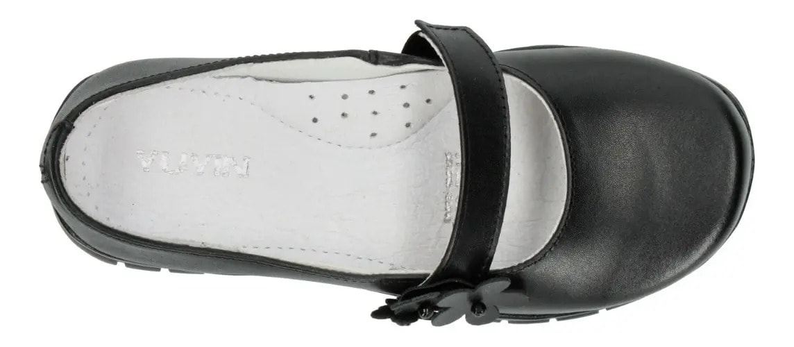 Zapato Yuyin Slide On Niña Escolar Cómodo Negro Infantil T15-21 — imagen 16