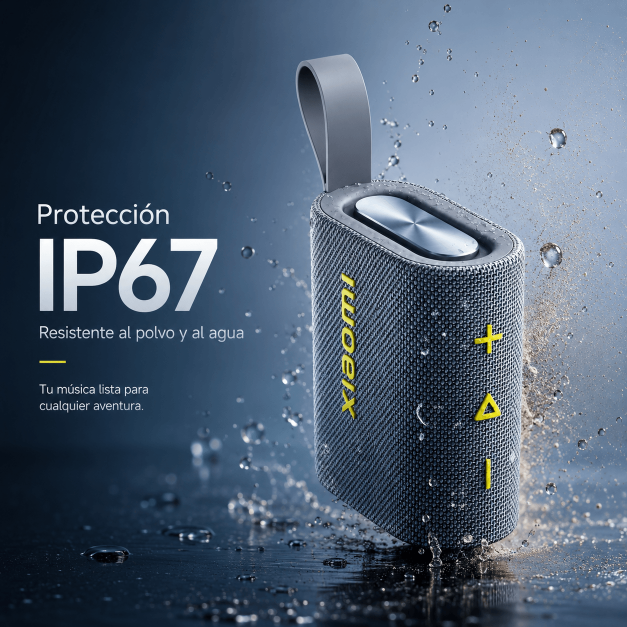 Bocina Bluetooth Xiaomi Sound Pocket 5W Portátil IP67 Bluetooth 5.4 Azul Grisáceo — imagen 6