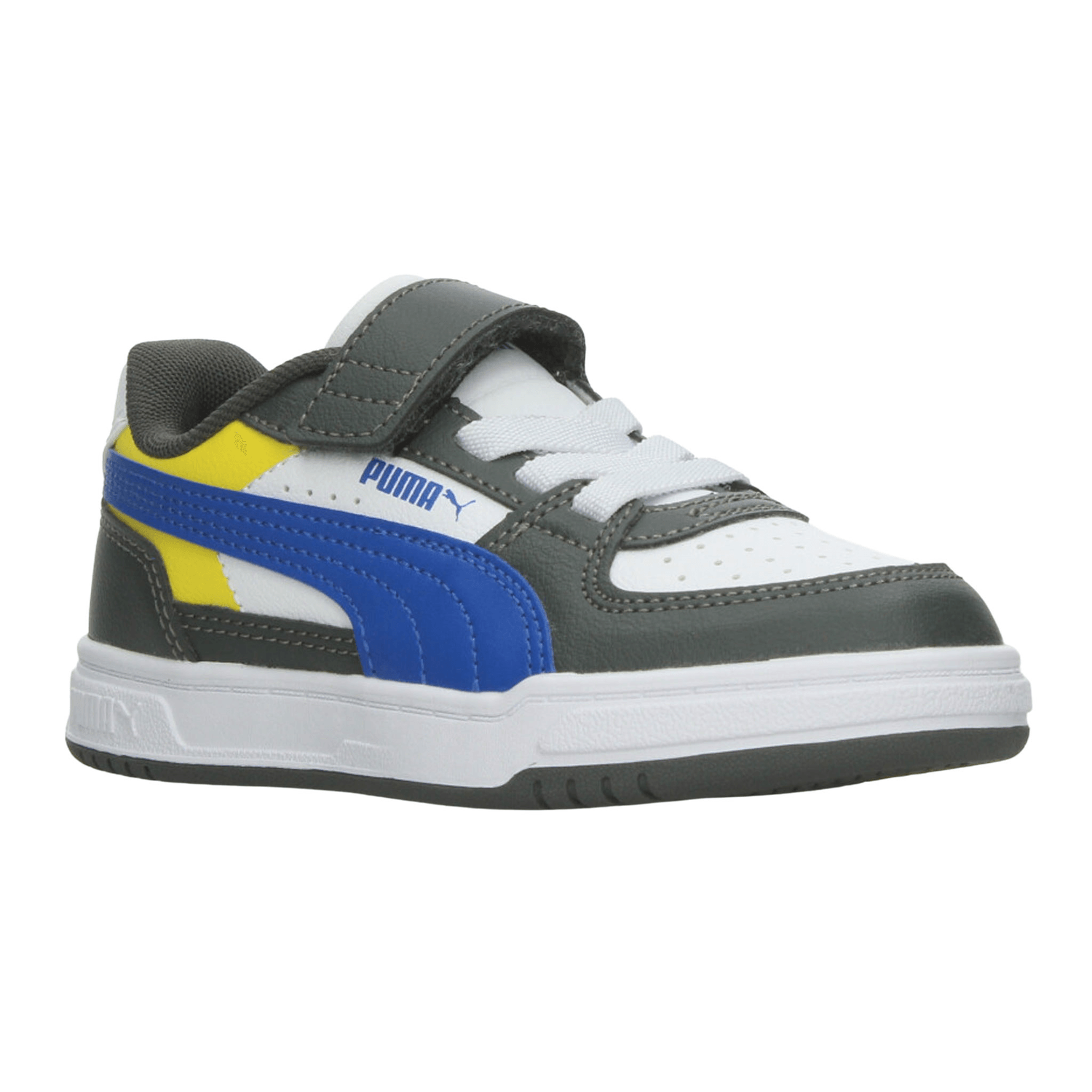 Tenis Puma Caven III Niño Casual Gris Infantil T16-22 — imagen 2