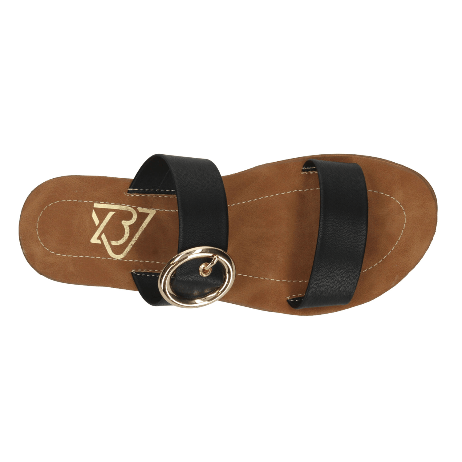 Sandalias Bevy Fashion Dama Casual Negro Mujer — imagen 8