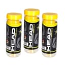 Pack 3 Botes De 3 Pelotas Head Frontenis Amarilla Durabilidad Buen Rebote