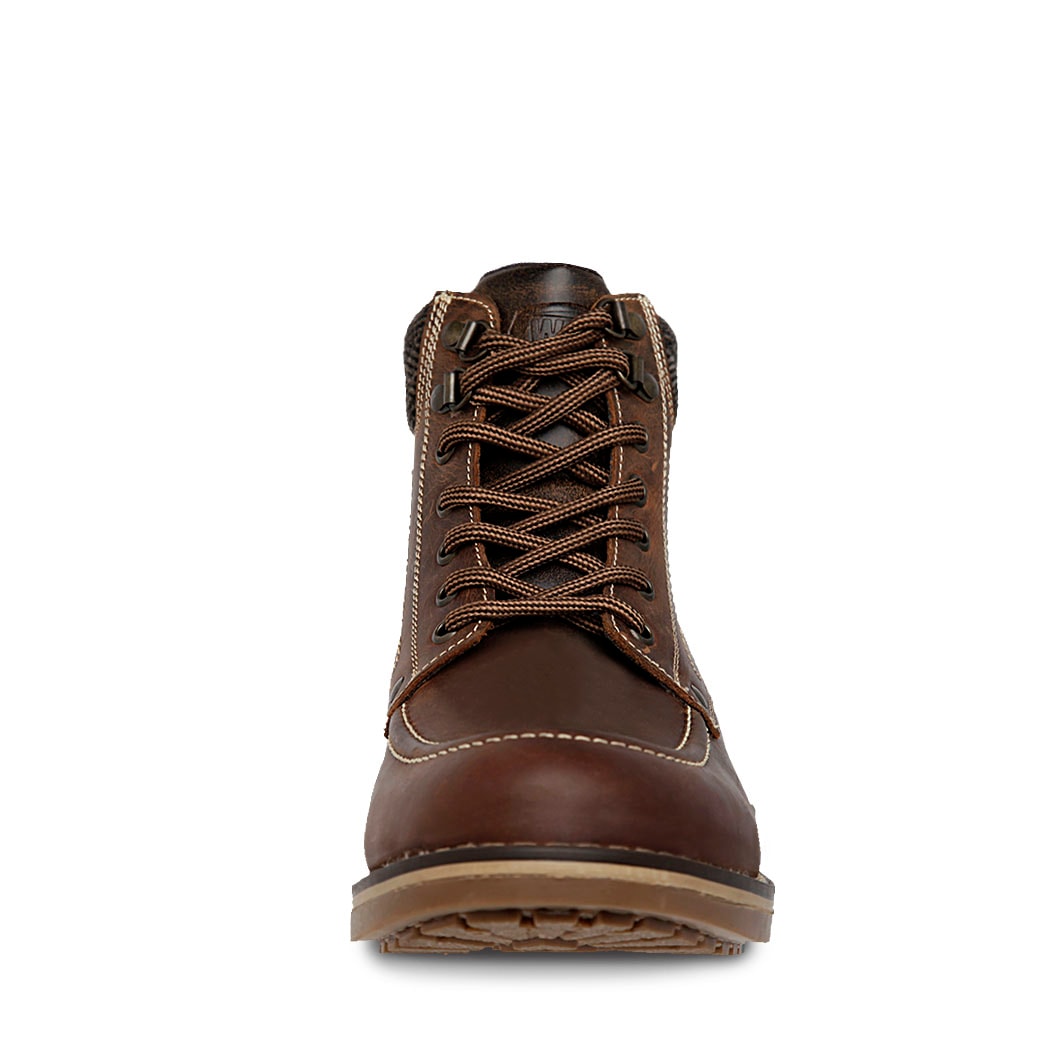 Bota hombre Botin Vestir Caballero Biker WORKLAND 89727 Café — imagen 11