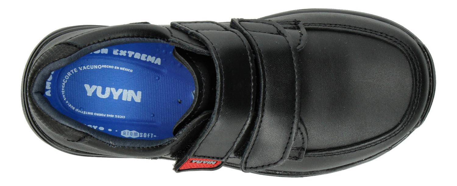 Zapato Yuyin Niño Escolar Negro Infantil T18-22 — imagen 8