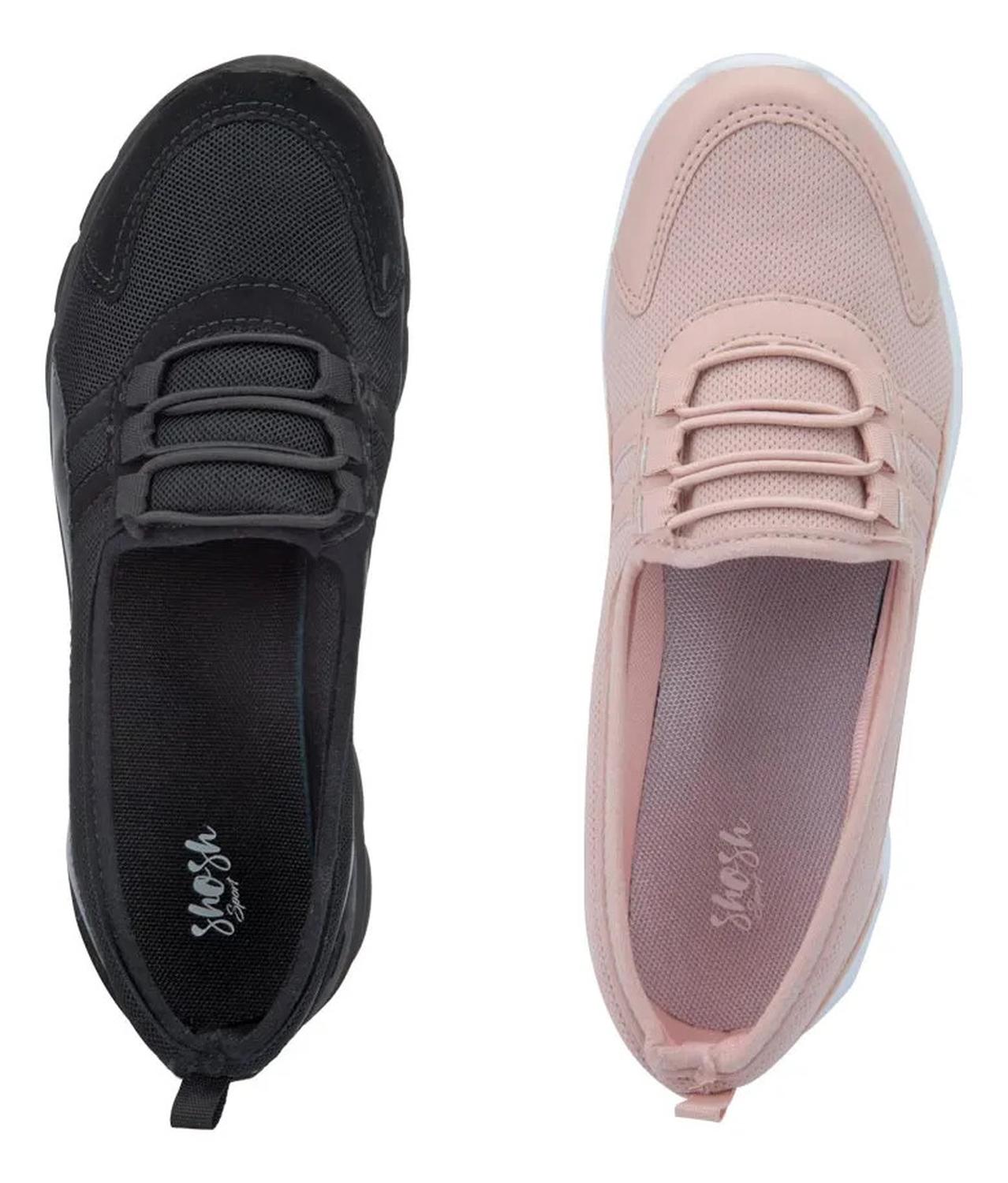 Tenis Shosh Sport Dama Kit 2 Pares Slip On 1138426 — imagen 4