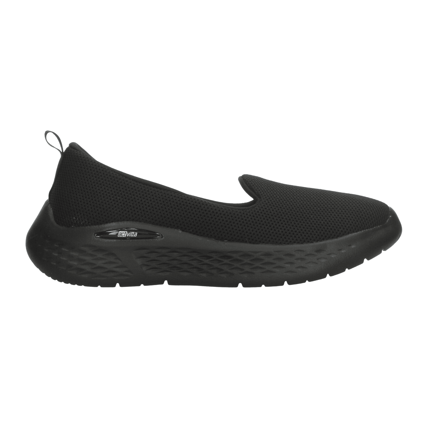 Tenis Actvitta Dama Deportivo Confort Slip On Negro Mujer — imagen 1