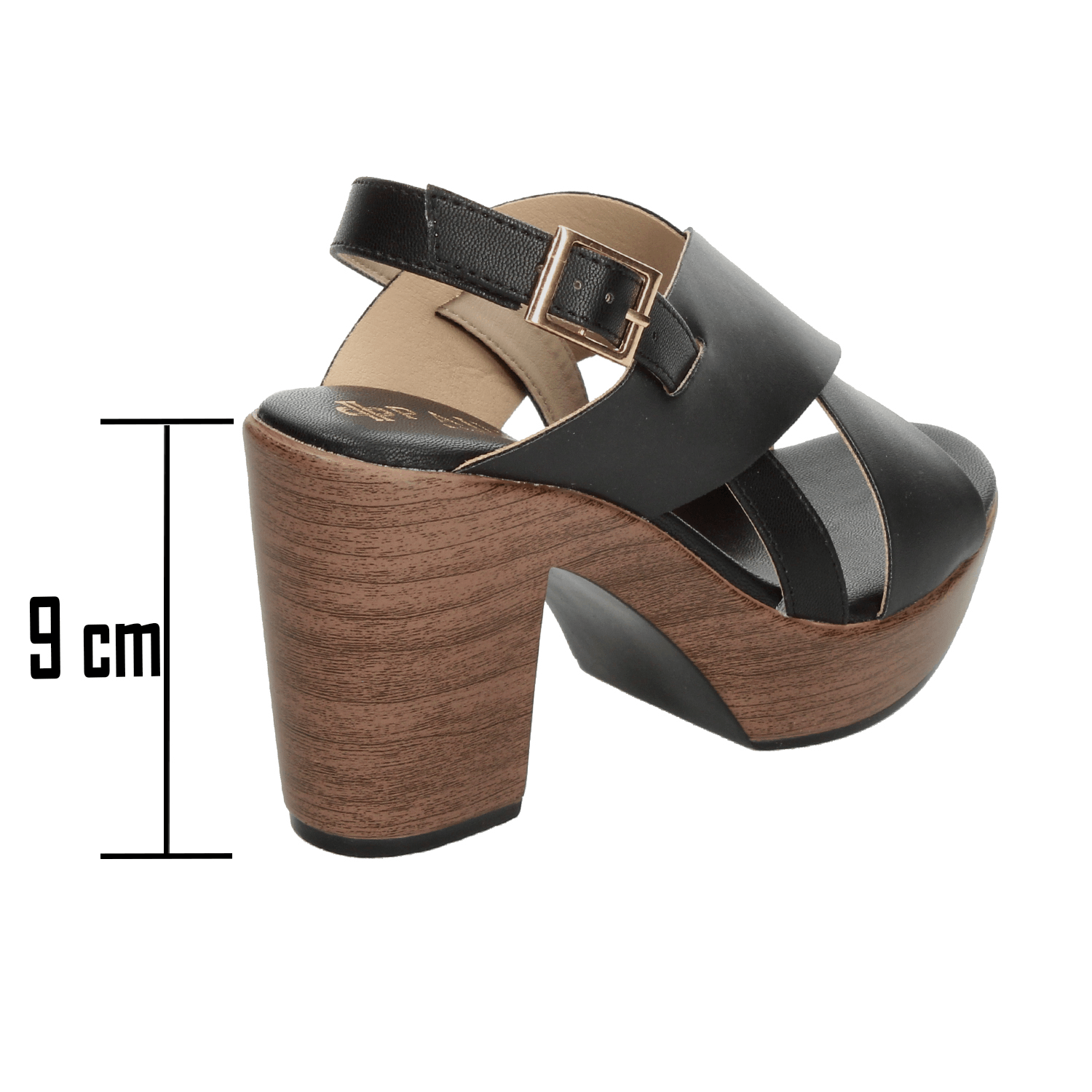 Sandalias Dama Paulie Negro Casual Mujer — imagen 4