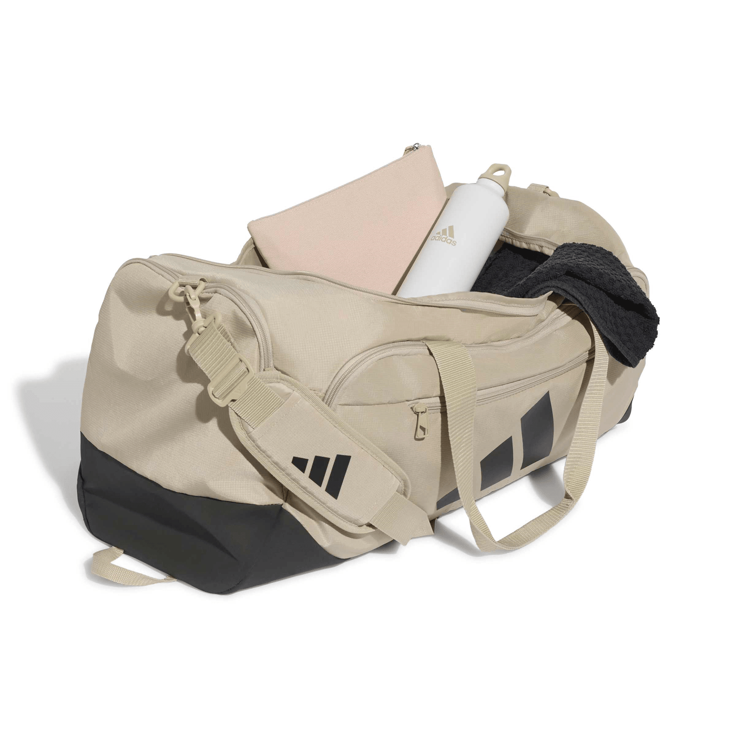 Bolsa Deportiva adidas Defender 60 L Unisex Beige — imagen 5