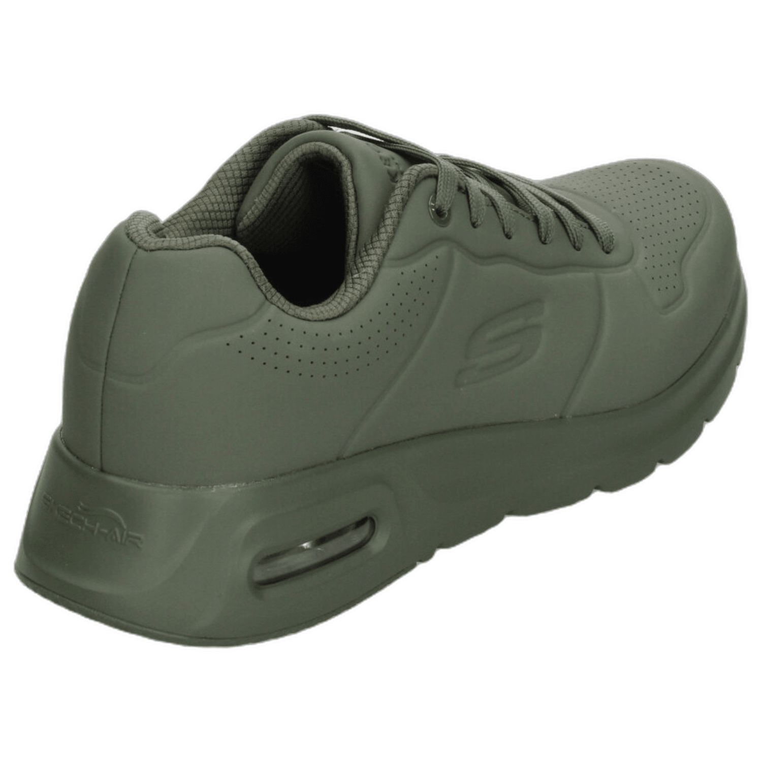 Tenis Skechers Uno Hombre Casual Cinta Verde Oliva Caballero — imagen 3