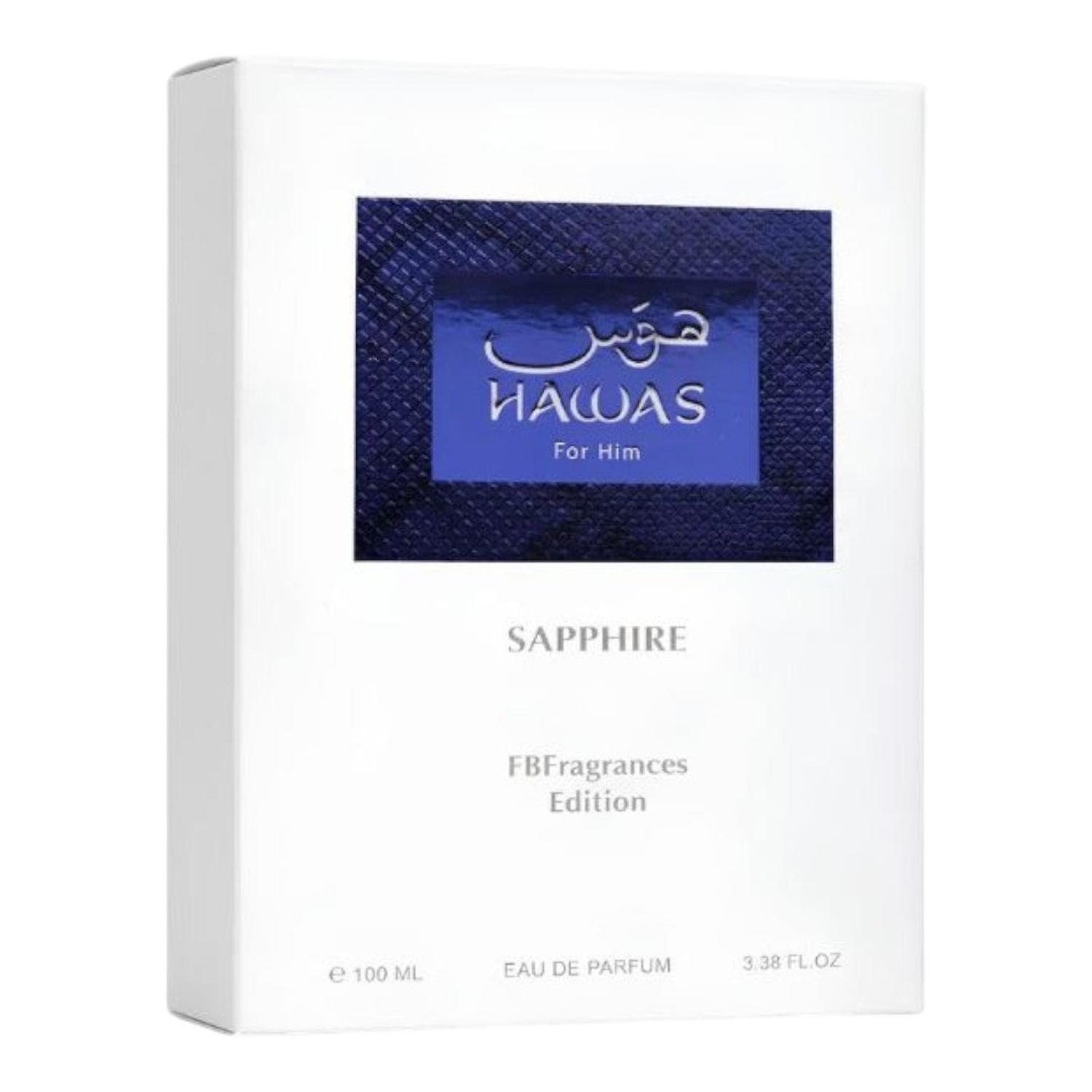 RASASI HAWAS SAPPHIRE FBFRAGRANCES EDITION EDP 100 ML — imagen 2