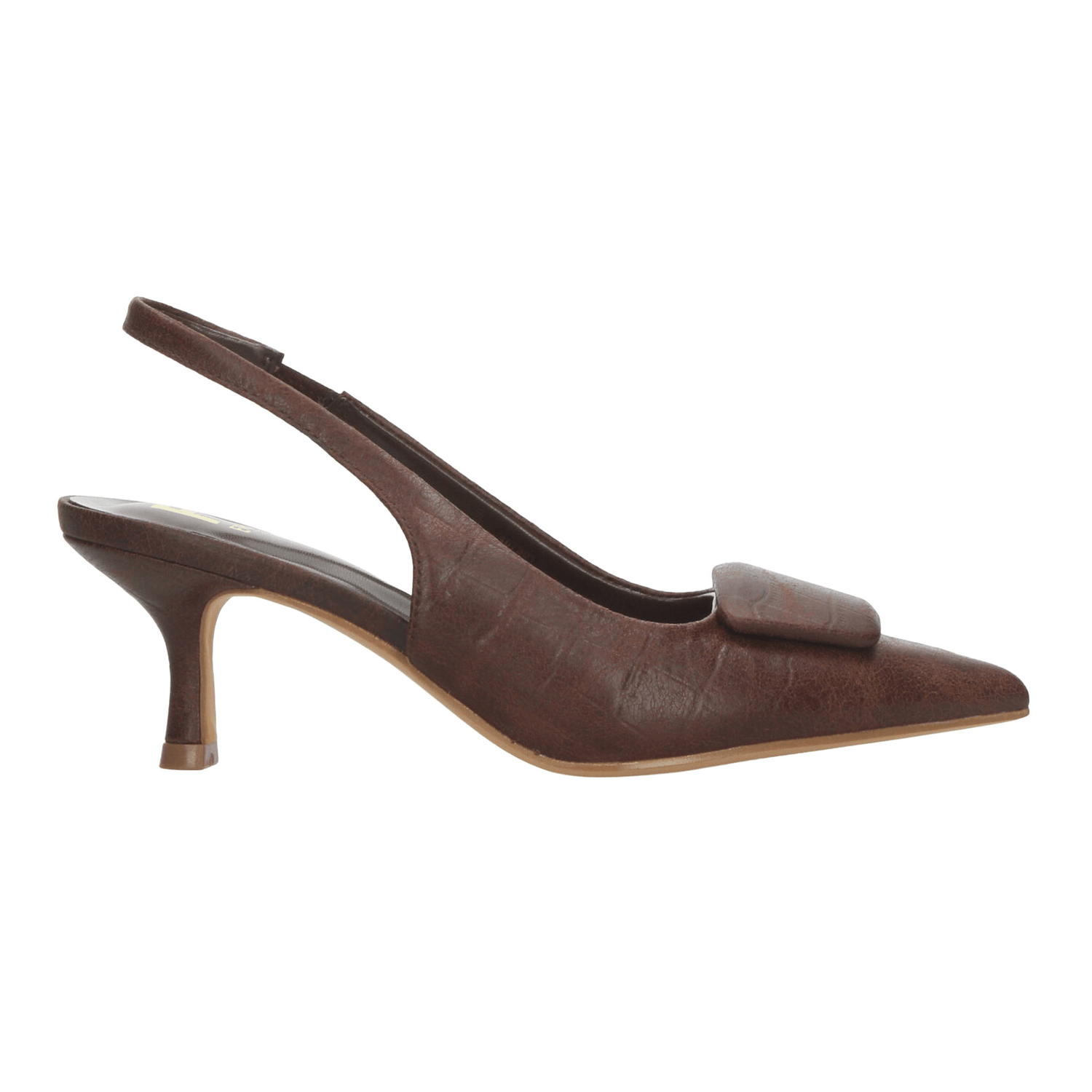 Zapatillas Efe Dama Café Formal Casual Slingback Mujer — imagen 2
