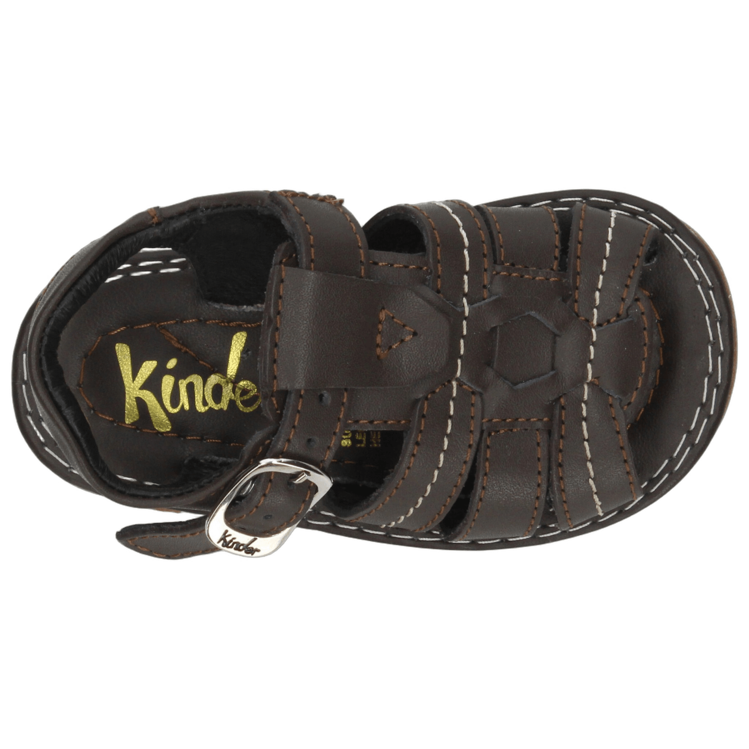Sandalias Kinder Niño Café Casual Infantil T14-18 — imagen 9