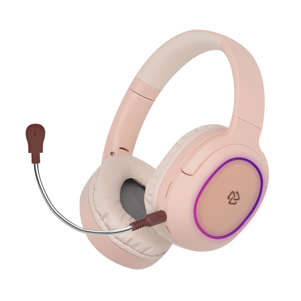 Audífono Inalámbrico On ear STF VIVA: 3 hrs uso Micrófono removible, Rosa — imagen 2