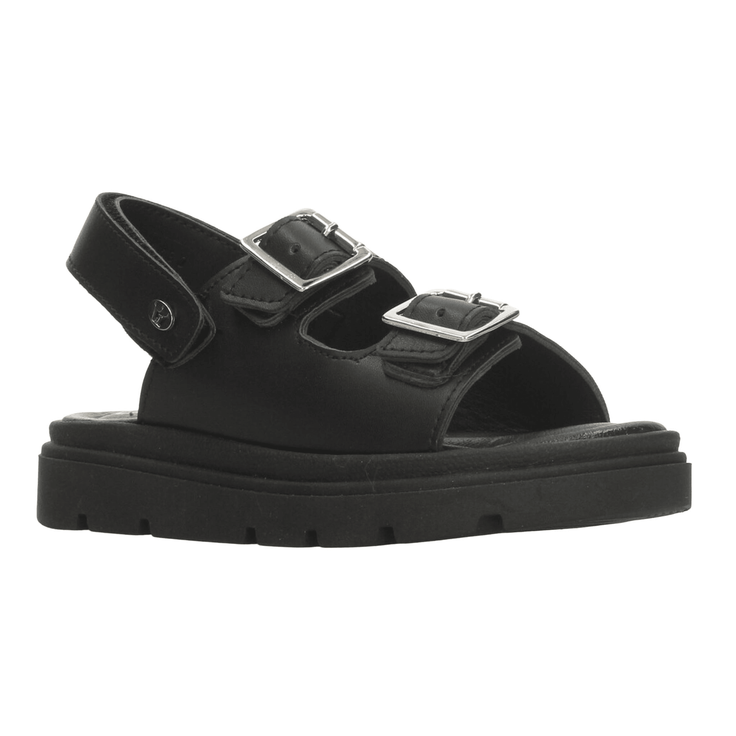 Sandalia Jakuna Niña Cinta Adhesiva Casual Negro Infantil T22-27 — imagen 2