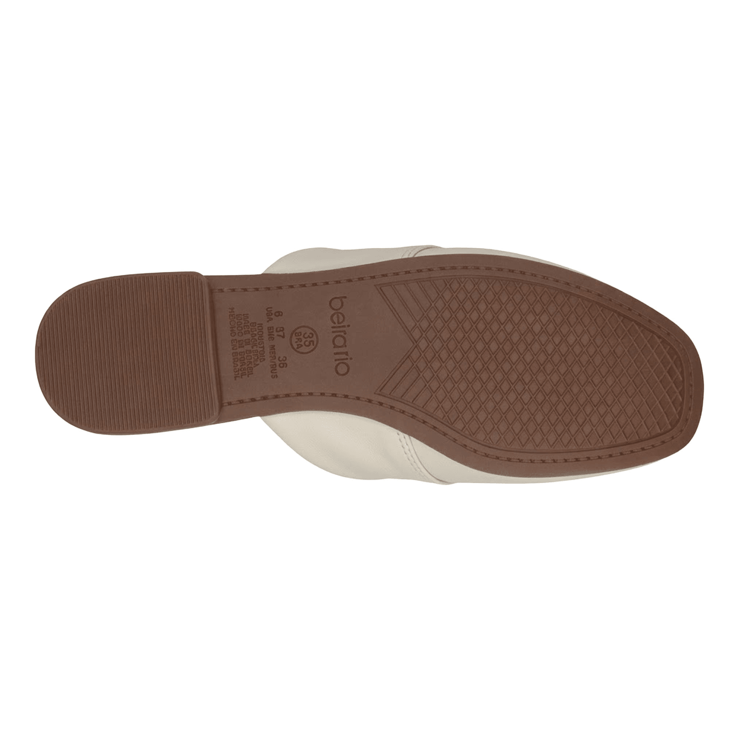 Flat Beira Rio Dama Casual Mule Latte Mujer — imagen 9