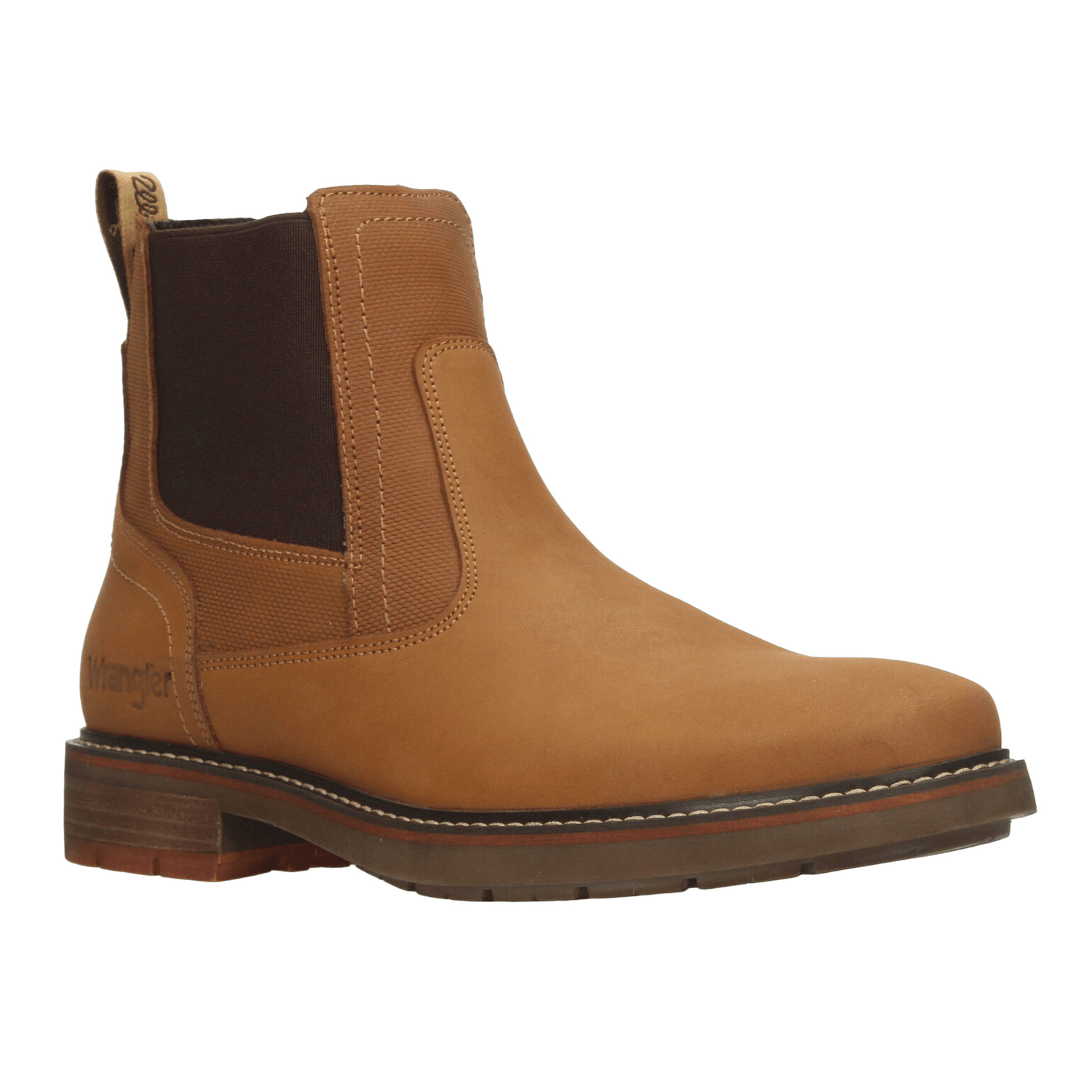 Bota Wrangler Hombre Casual Slip On Camel Caballero — imagen 2