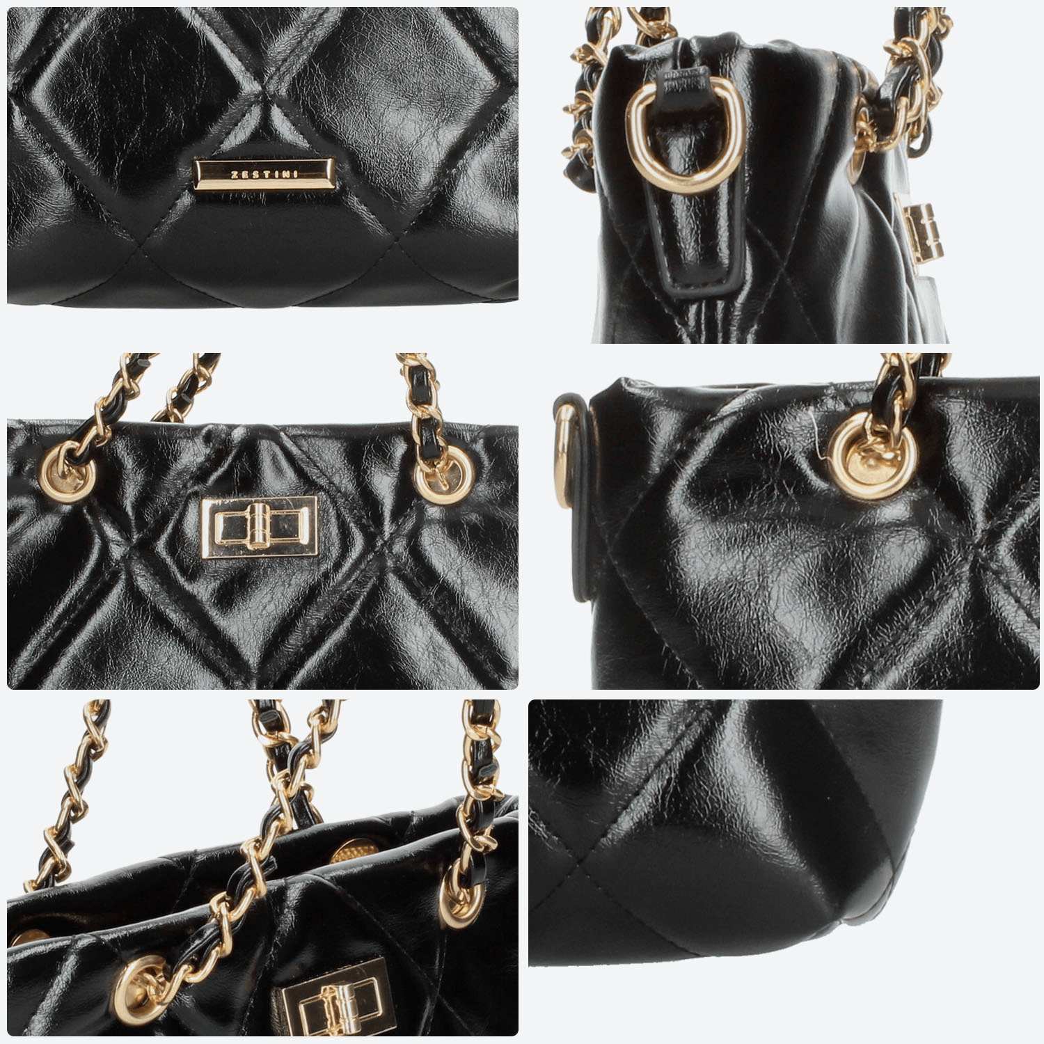 Bolsa Felianna Dama Negro Casual Para Mujer — imagen 5