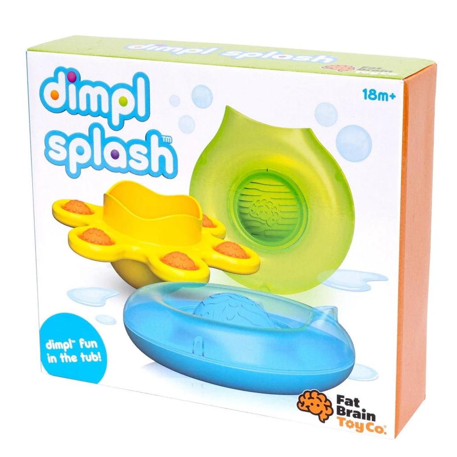 Juguete Sensorial Para El Baño Dimpl Splash Bebé Fat Brain Toys 6m+ — imagen 2