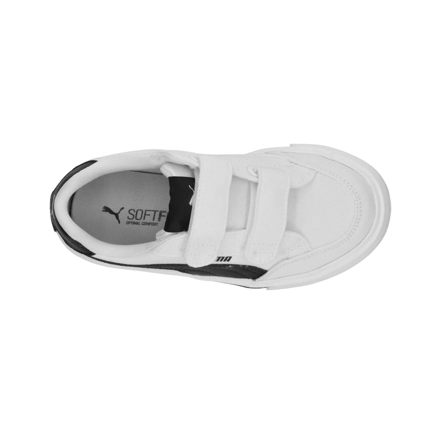Tenis Puma Court Classic Vulc Niño Blanco Deportivo Infantil T16-22 — imagen 9