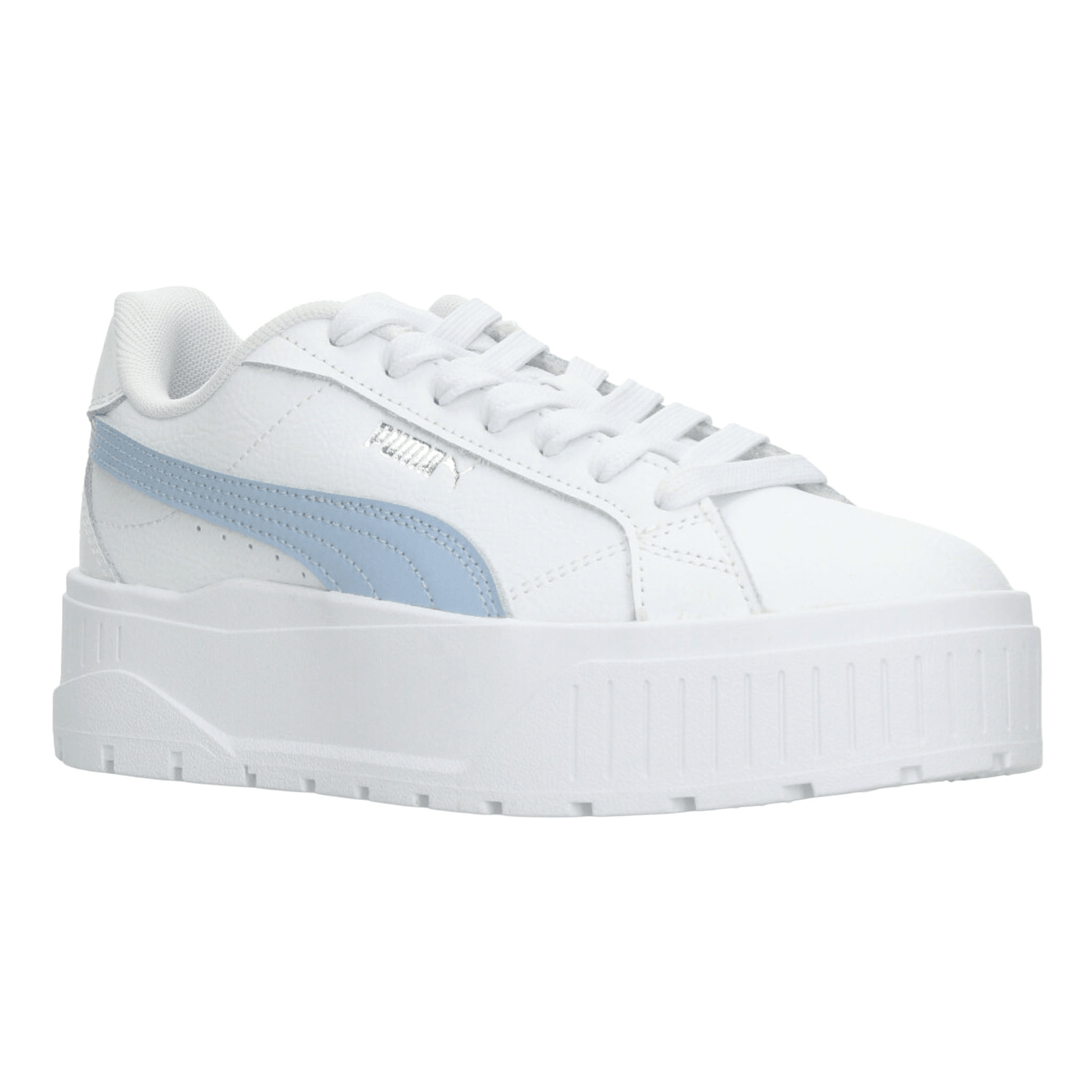 Tenis Puma Karmen II Niño Casual Plataforma Blanco Infantil T22-26 — imagen 2