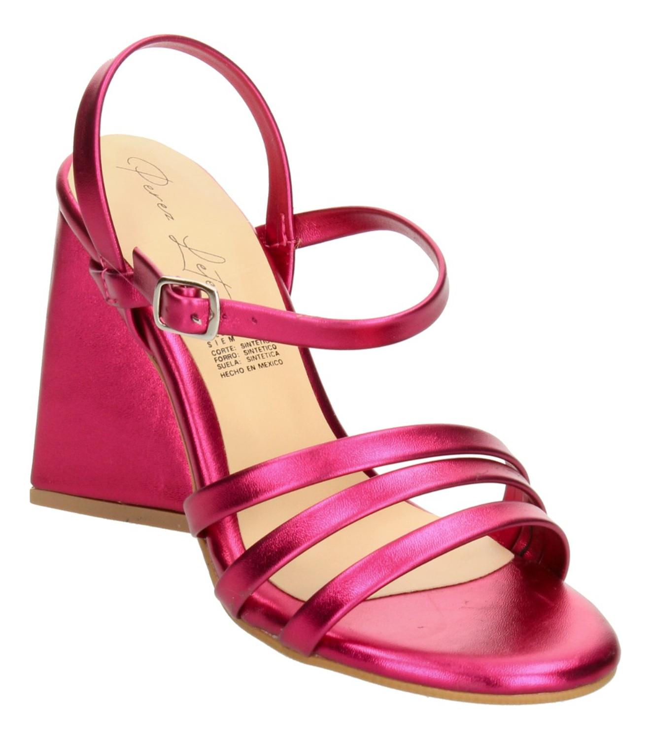 Sandalias Perez Lete Dama Fiesta Fucsia Mujer — imagen 2